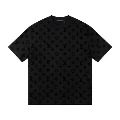 Classic pattern embossed T-shirt