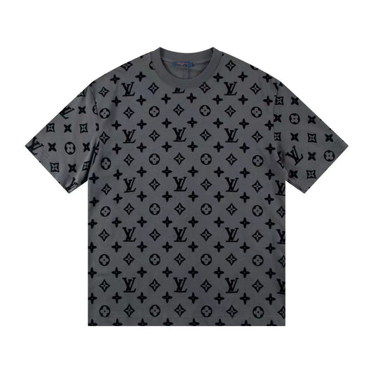 Classic pattern embossed T-shirt