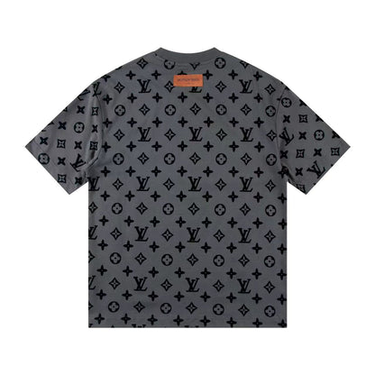 Classic pattern embossed T-shirt