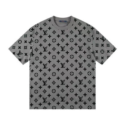 Classic pattern embossed T-shirt