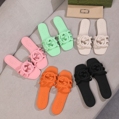 Women's Interlocking Double G Slippers