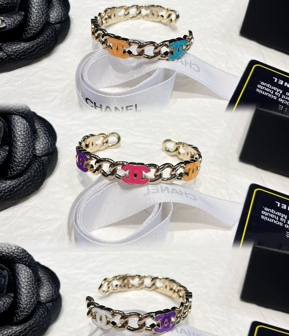 Five-Color Fashion Open Bracelet