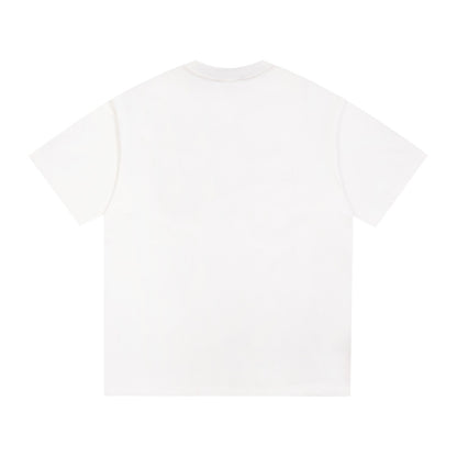 Simple large logo print T-shirt