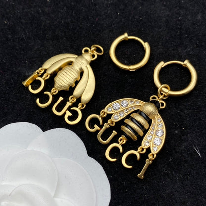 Premium Bee Element Drop Earrings