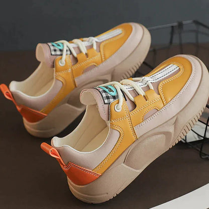 Women's Colorblock Thick Sole Walking Shoes【Last Day 49% Off 】