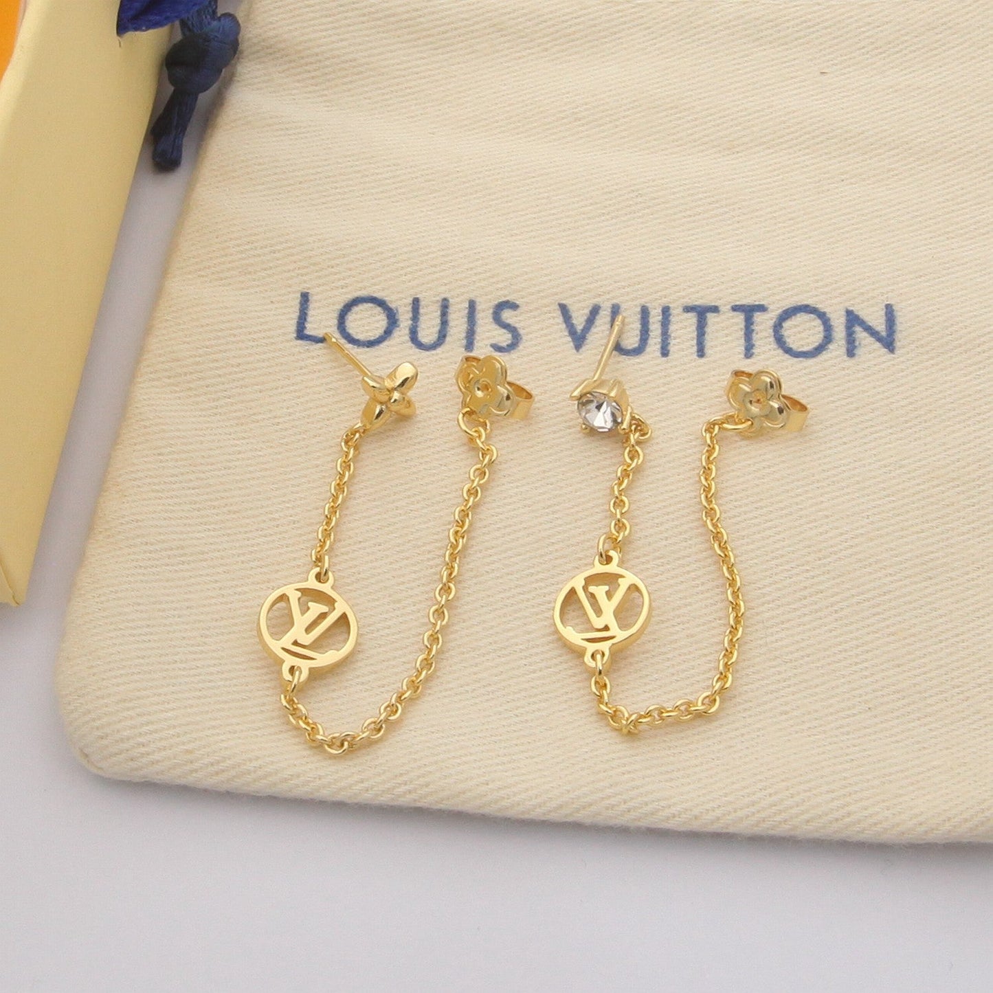 Petit Asymmetric Chain Earrings