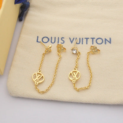 Petit Asymmetric Chain Earrings