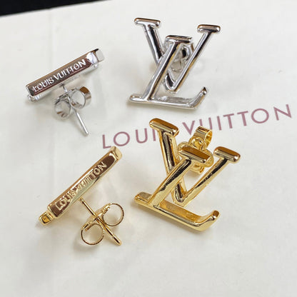 Classic Logo Letter Stud Earrings