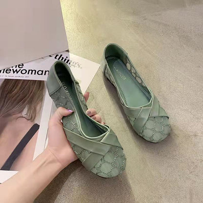 women's lace mesh breathable shoes