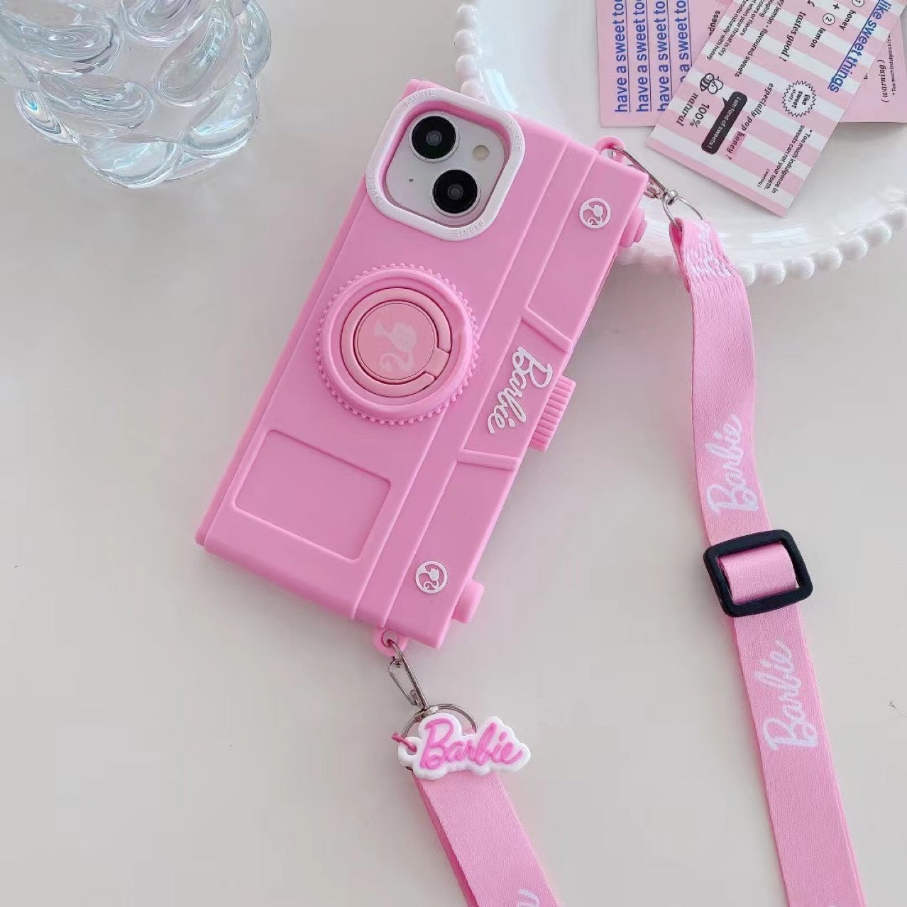 Silicone Camera Shape Crossbody Case