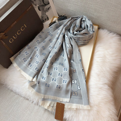 Premium Tencel Cotton Jacquard Scarf