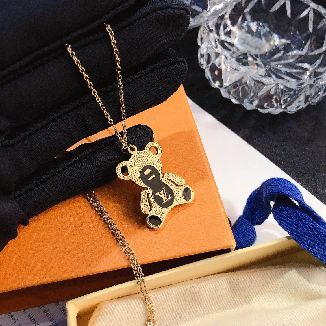 Cute Bear Pendant Necklace