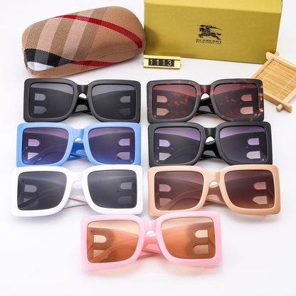 Large Frame Metal B Sunglasses