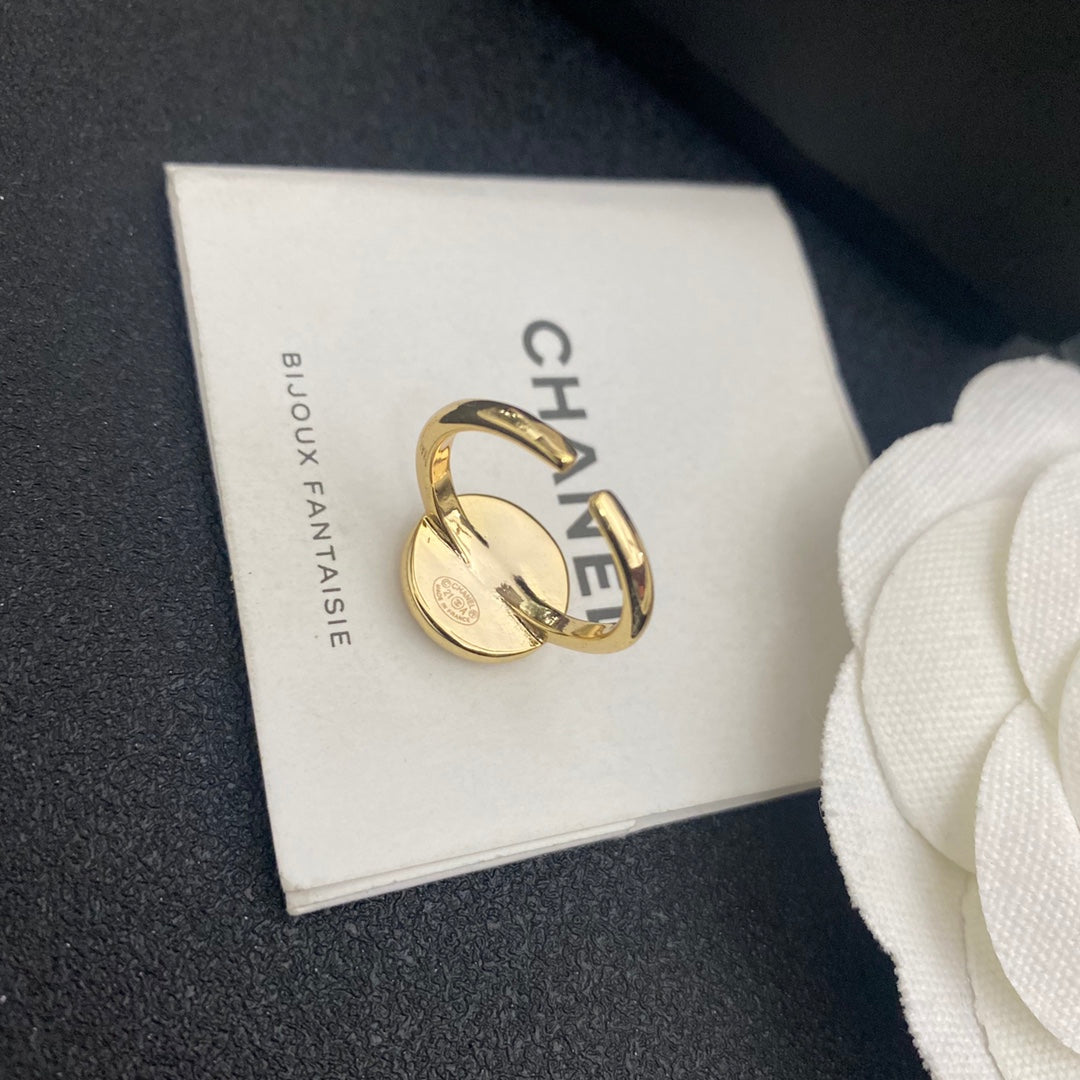 Vintage Logo Open Ring