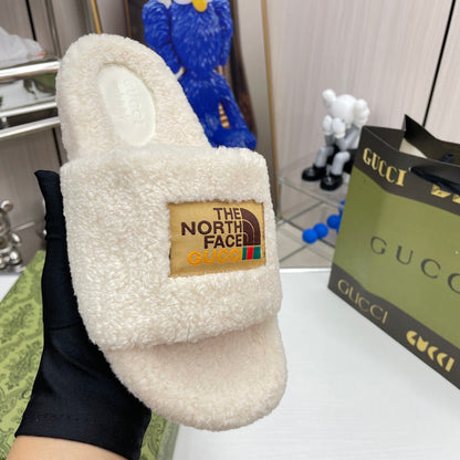 Trendy Co-Branded Wool Slippers