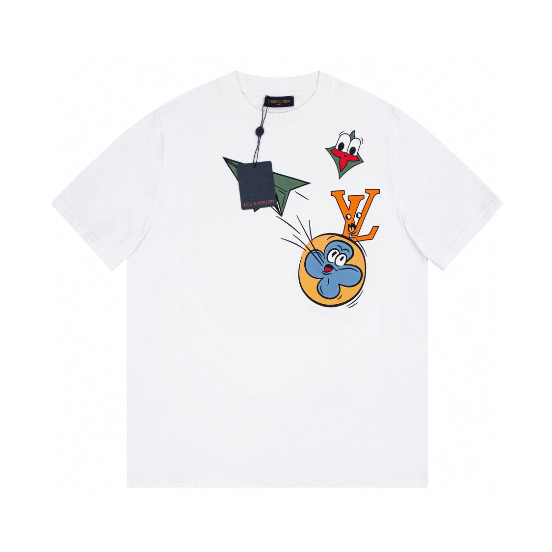 Cartoon Printed Cotton T-Shirt