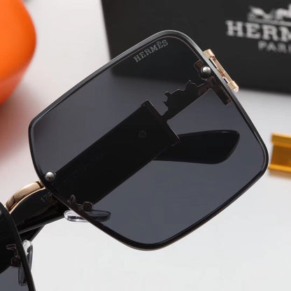 Fashion Metal H Carriage Sunglasses