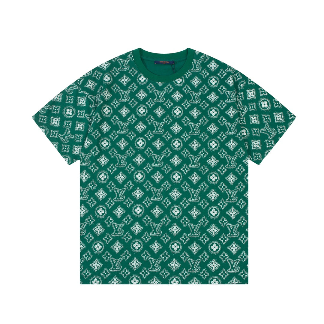 Retro monogram print T-shirt