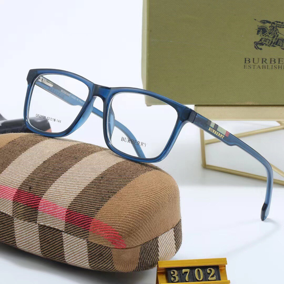 Fashion plaid temples glasses