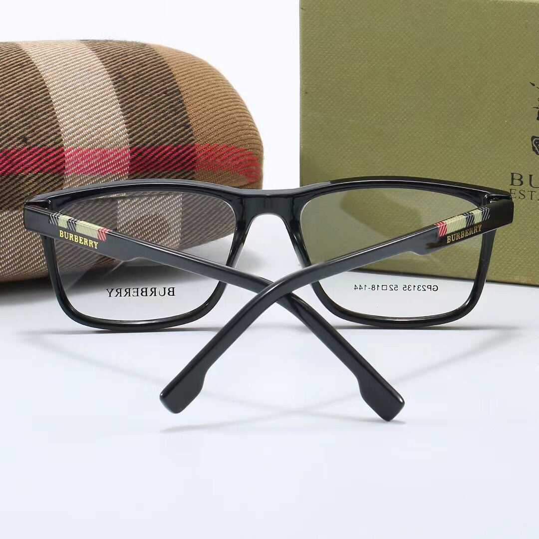 Fashion plaid temples glasses