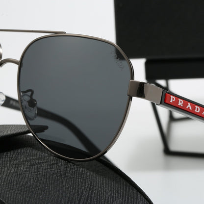 Double Bridge Metal Cool sunglasses