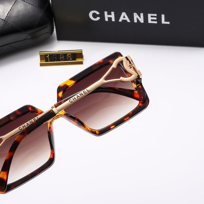 Stylish C Metal Frame Sunglasses