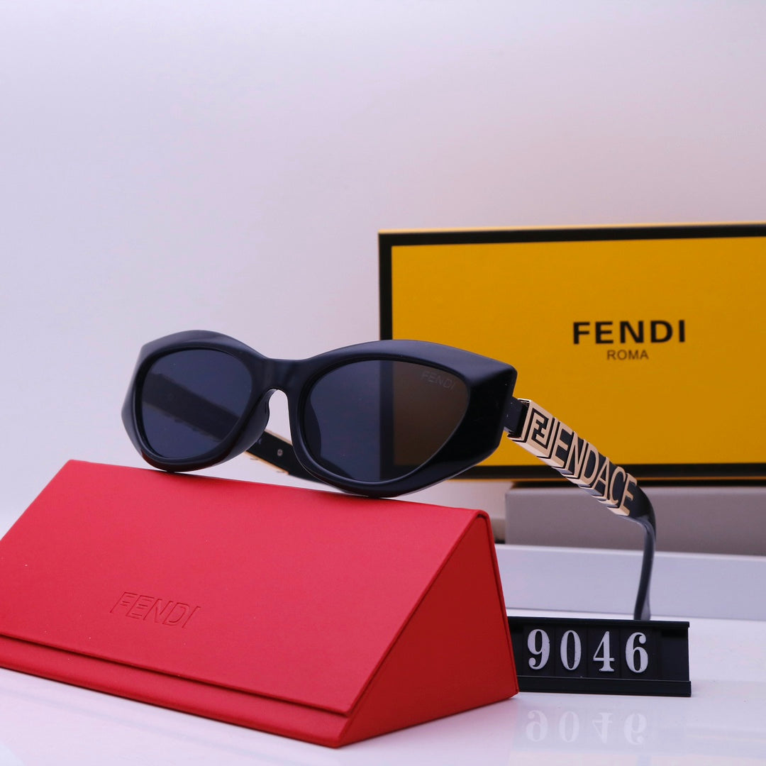 Fashion Metal Letter Sunglasses