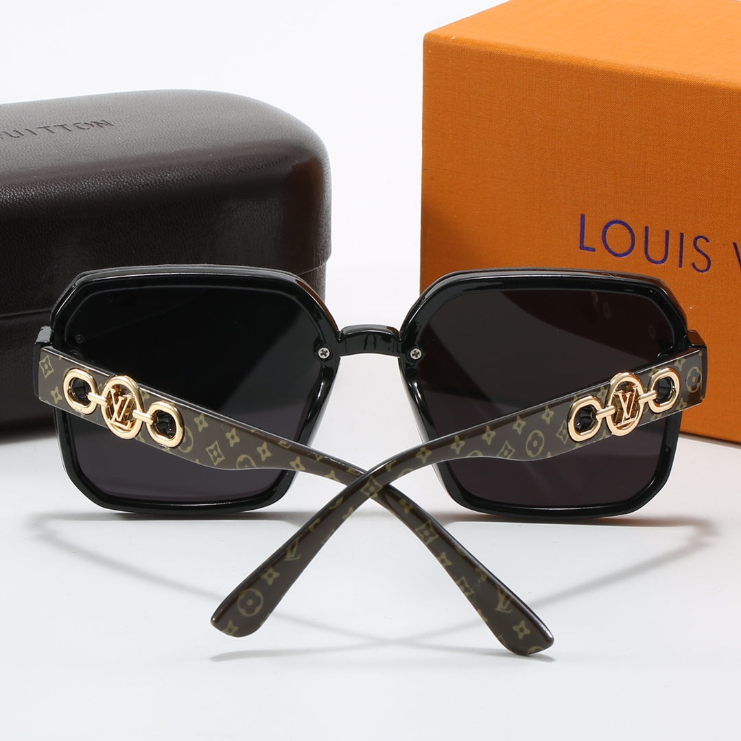 Retro Embossed Temples Sunglasses