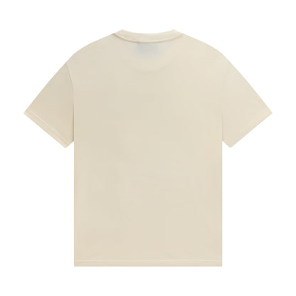 Beige Apple Print T-Shirt