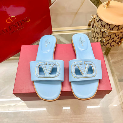 Fashion Logo Flat Slippers