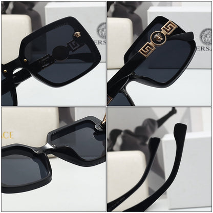 Unisex Retro Fashion Versatile Large Frame Sunglasses