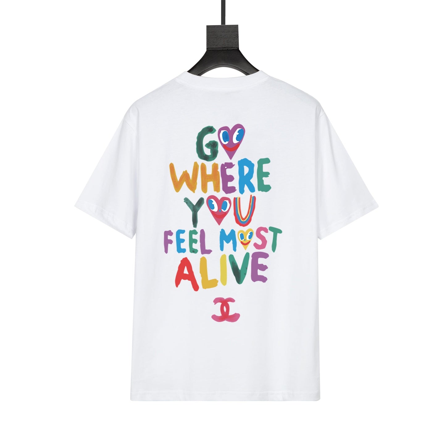 Cute rainbow print T-shirt