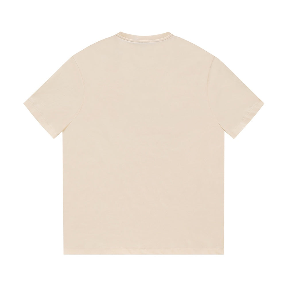 Simple printed cotton T-shirt