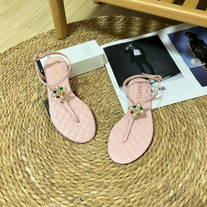 Clover Pearl Flip Flops Sandals