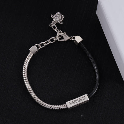 Logo-Engraved Polished Finish Bracelet