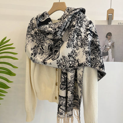 Fashion Animal Print Retro Scarf