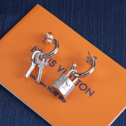 Fashion Padlock Earrings