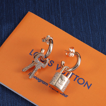 Fashion Padlock Earrings