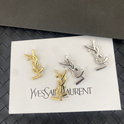 Diamond Logo Metal Earrings