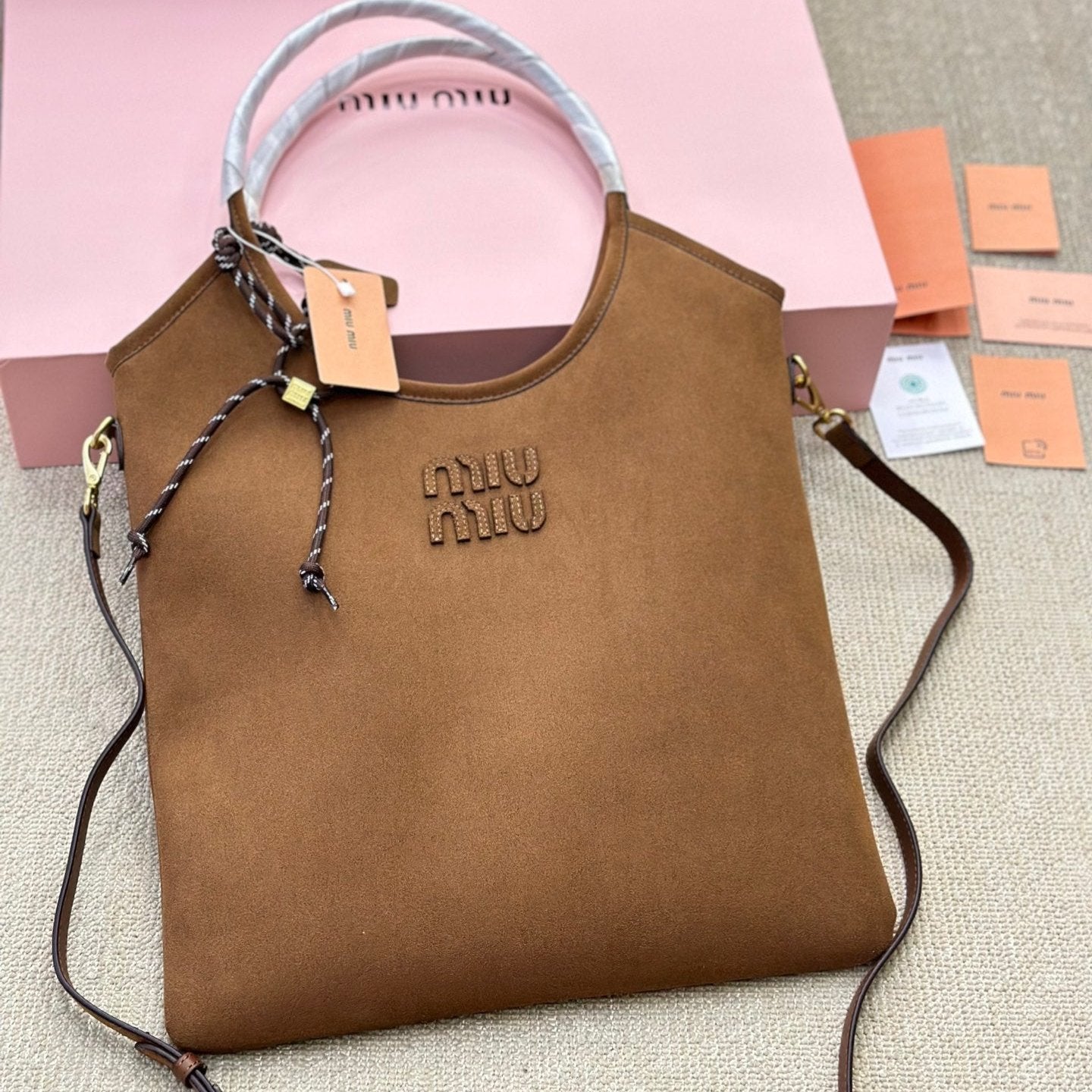 Suede Tote Bag