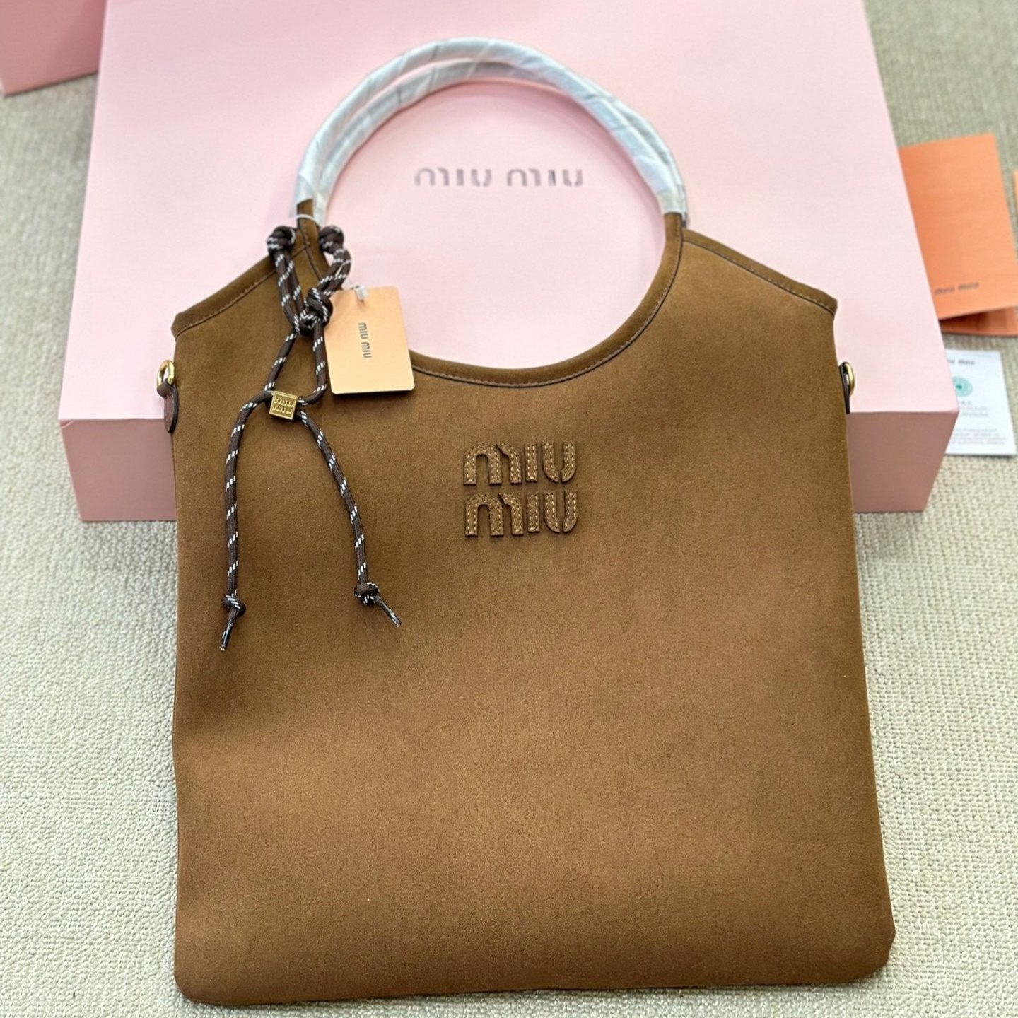 Suede Tote Bag