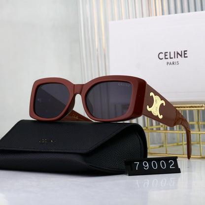 Fashion Square Arc de Triomphe Metal Sunglasses