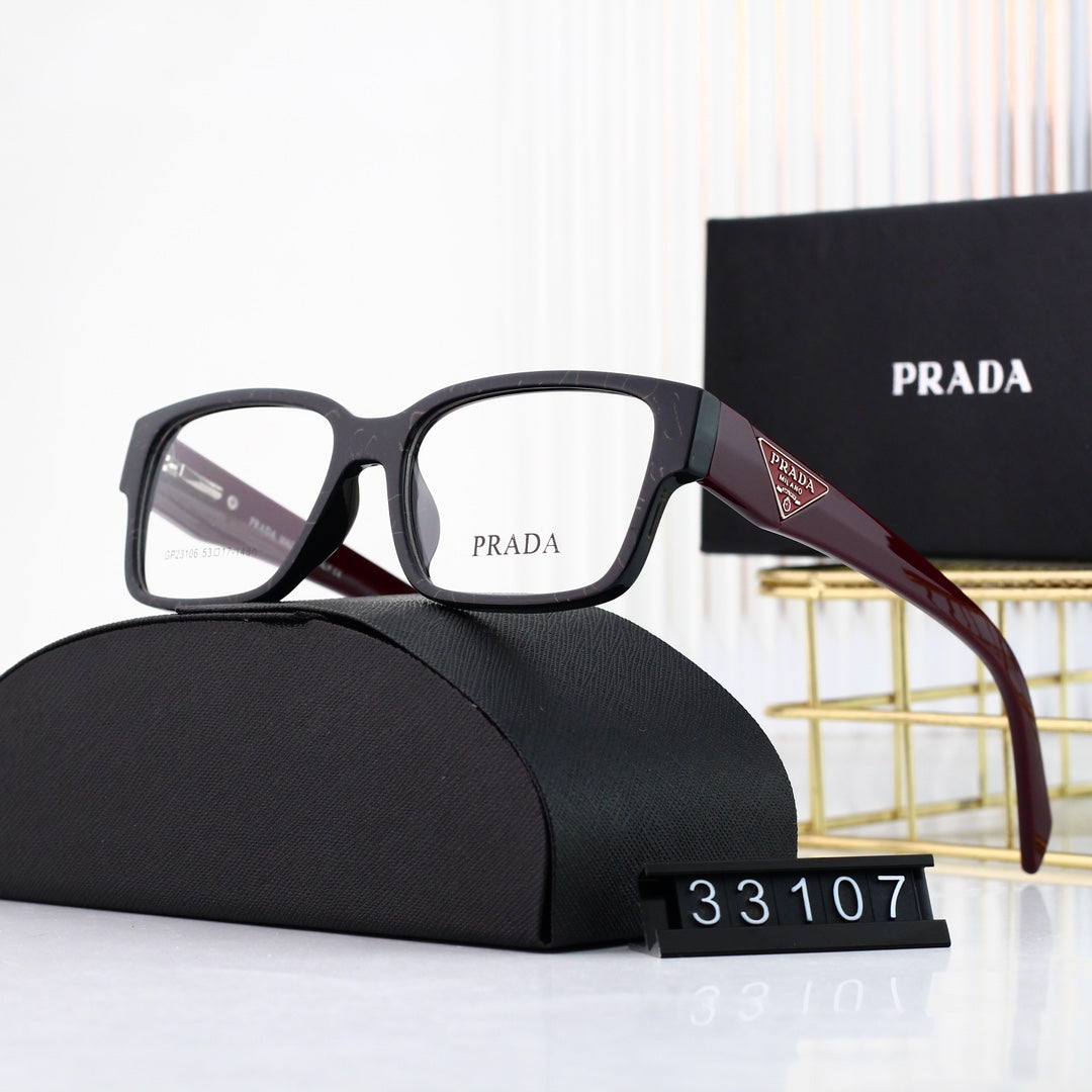 Classic Triangle Logo Square Glasses