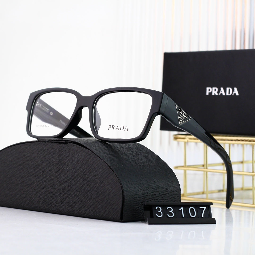 Classic Triangle Logo Square Glasses