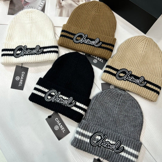 5-Colors Fashion Letters Wool Beanie