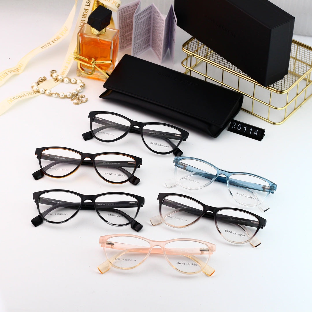 Deluxe New Fashion Logo Glasses