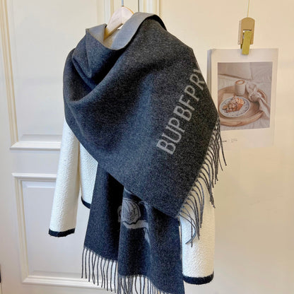 Simple Stylish Tassel Scarf