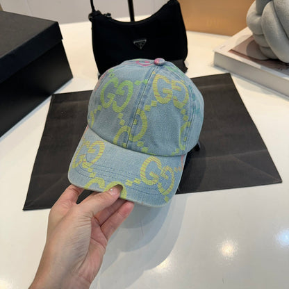 Luxury Embroidery Letters Denim Ball Cap