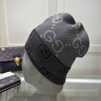 Double-Layer Double-Sided G Wool Beanie