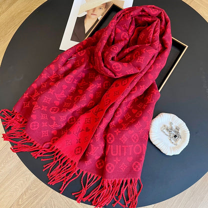 Fashion Heart Embossed Scarf